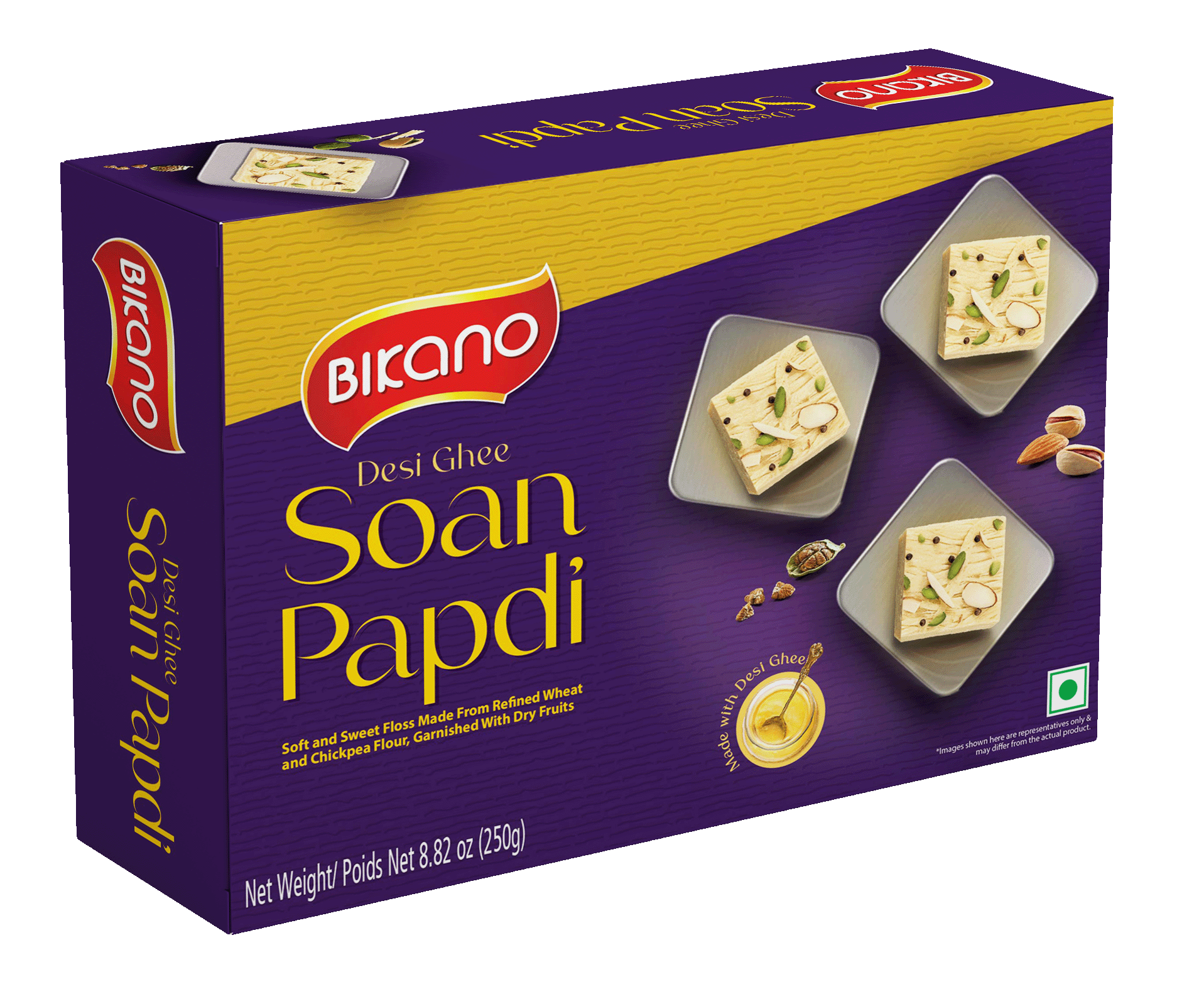 Bikano Desi Ghee Soan Papdi 250 g