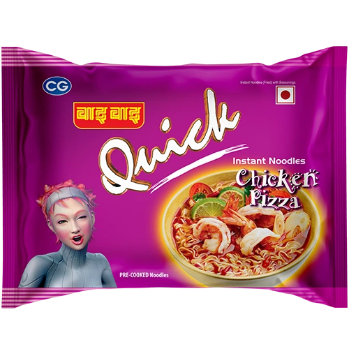 Wai Wai Chicken Pizza Noodles 75 g