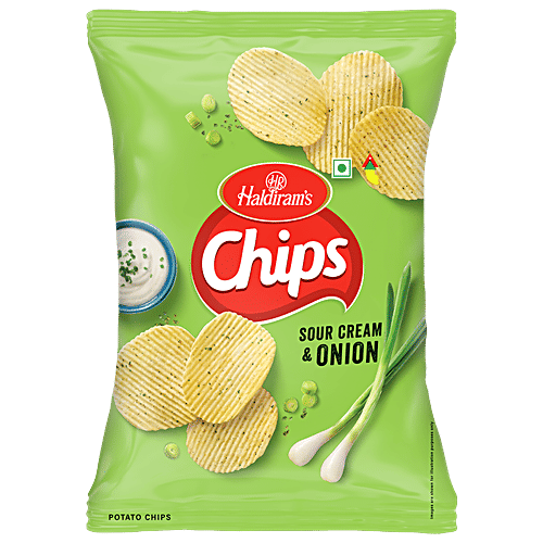 Haldiram Sour Cream & Onion Chips 120 g