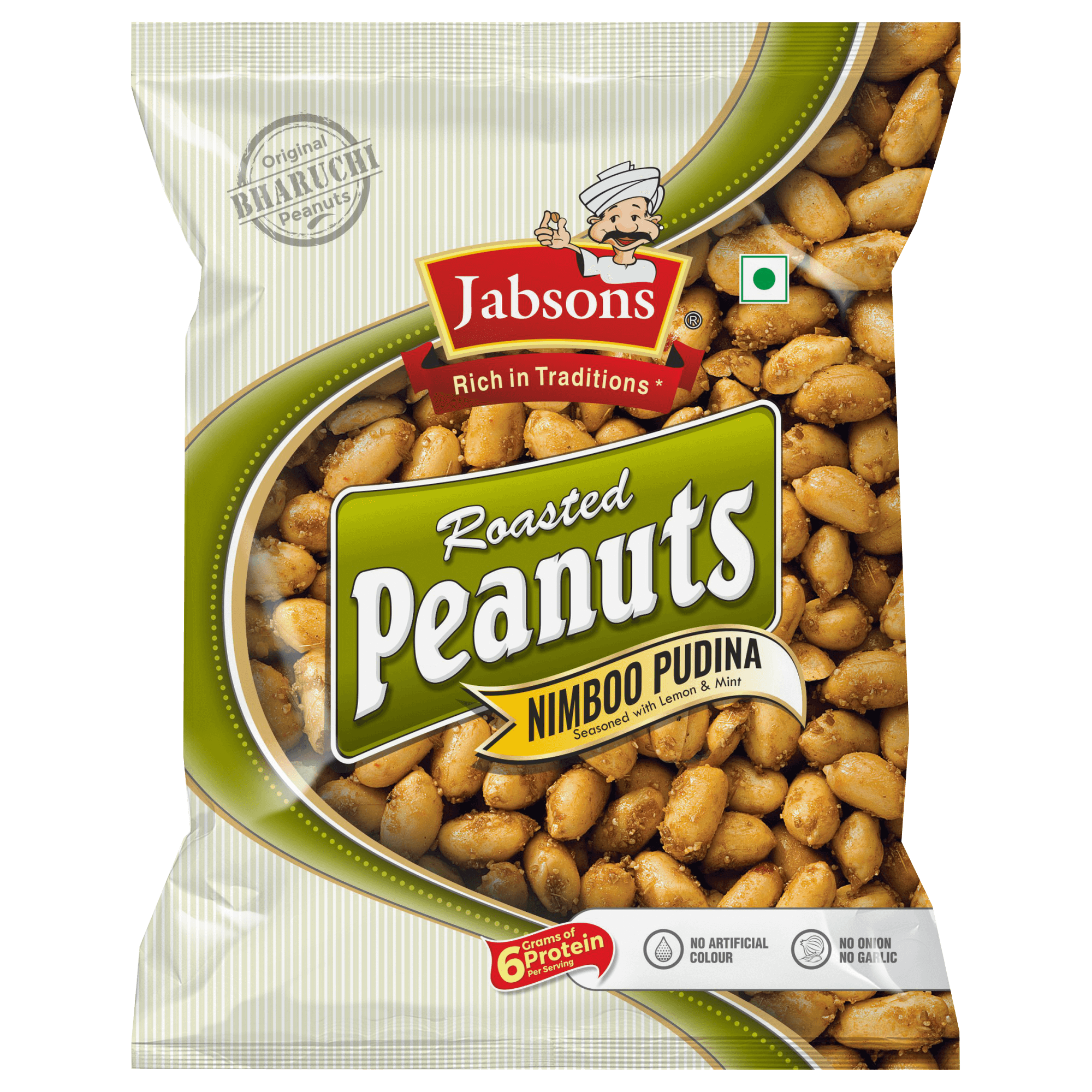 Jabsons Peanuts Nimboo Pudina 140 g