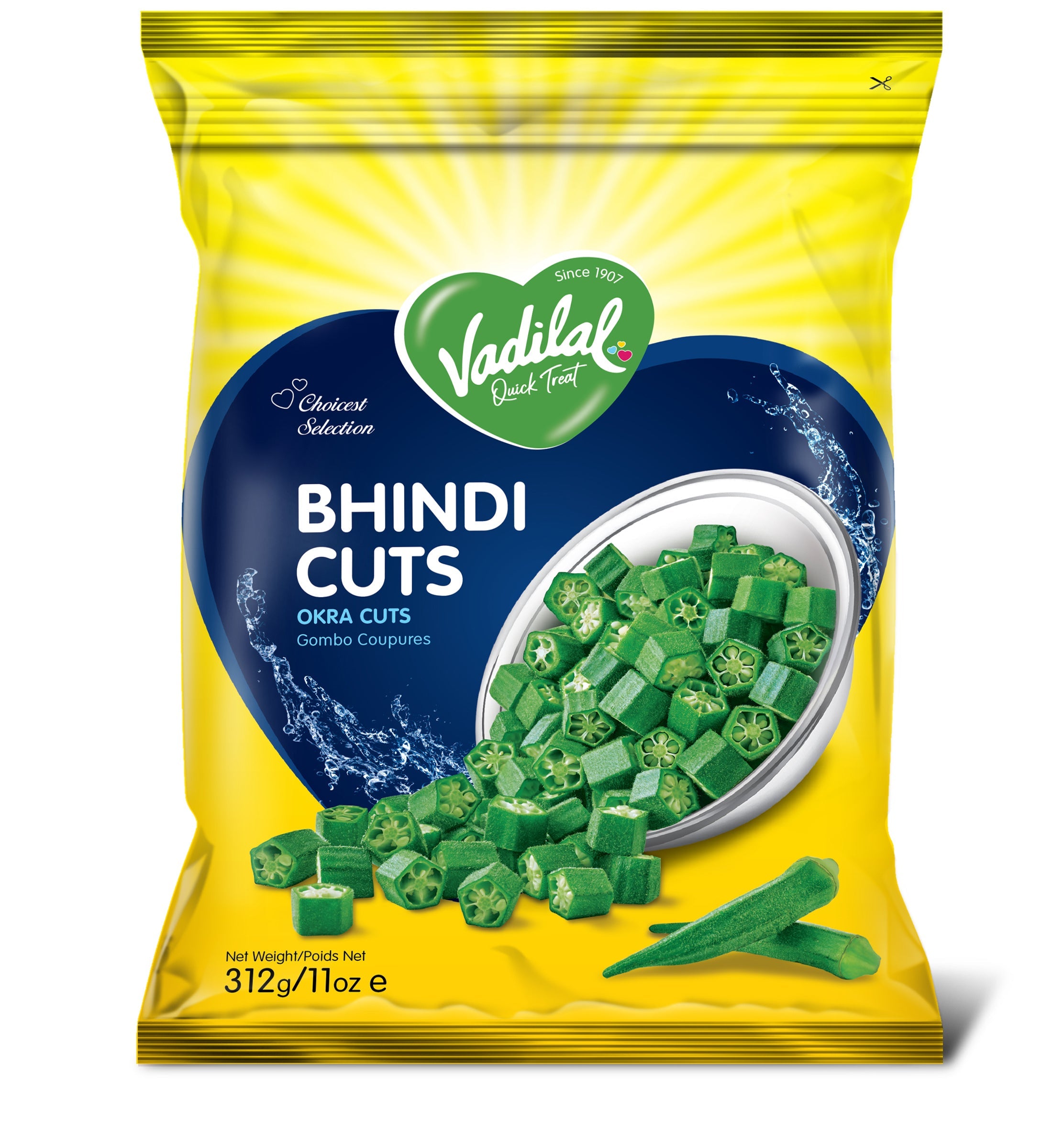 Vadilal Bulk Bhindi Cut 908 g