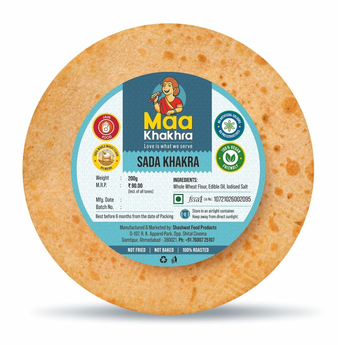 Maitrii Sada Khakhra 500 g