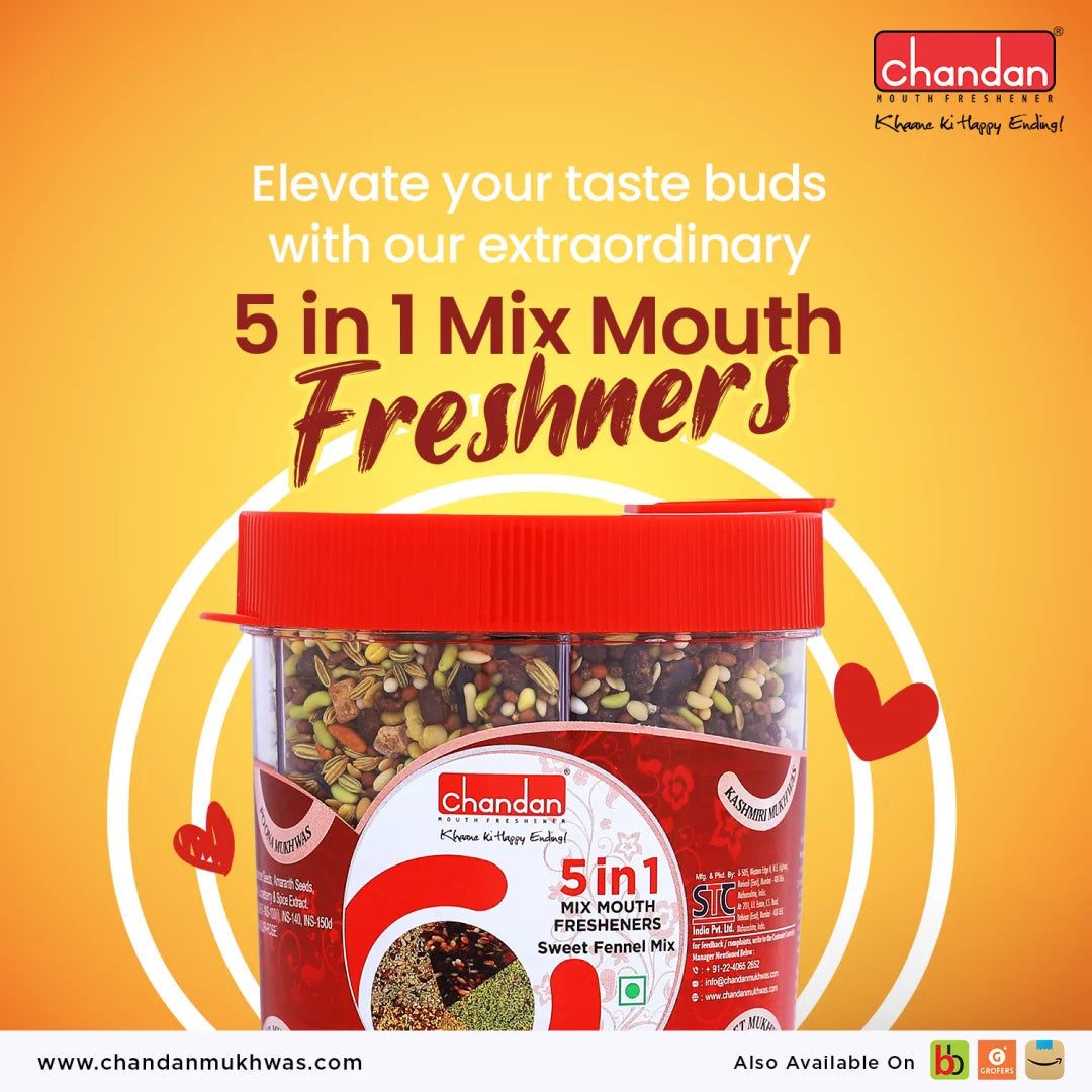 Chandan Mix 5 in 1 Mukhwas 250 g