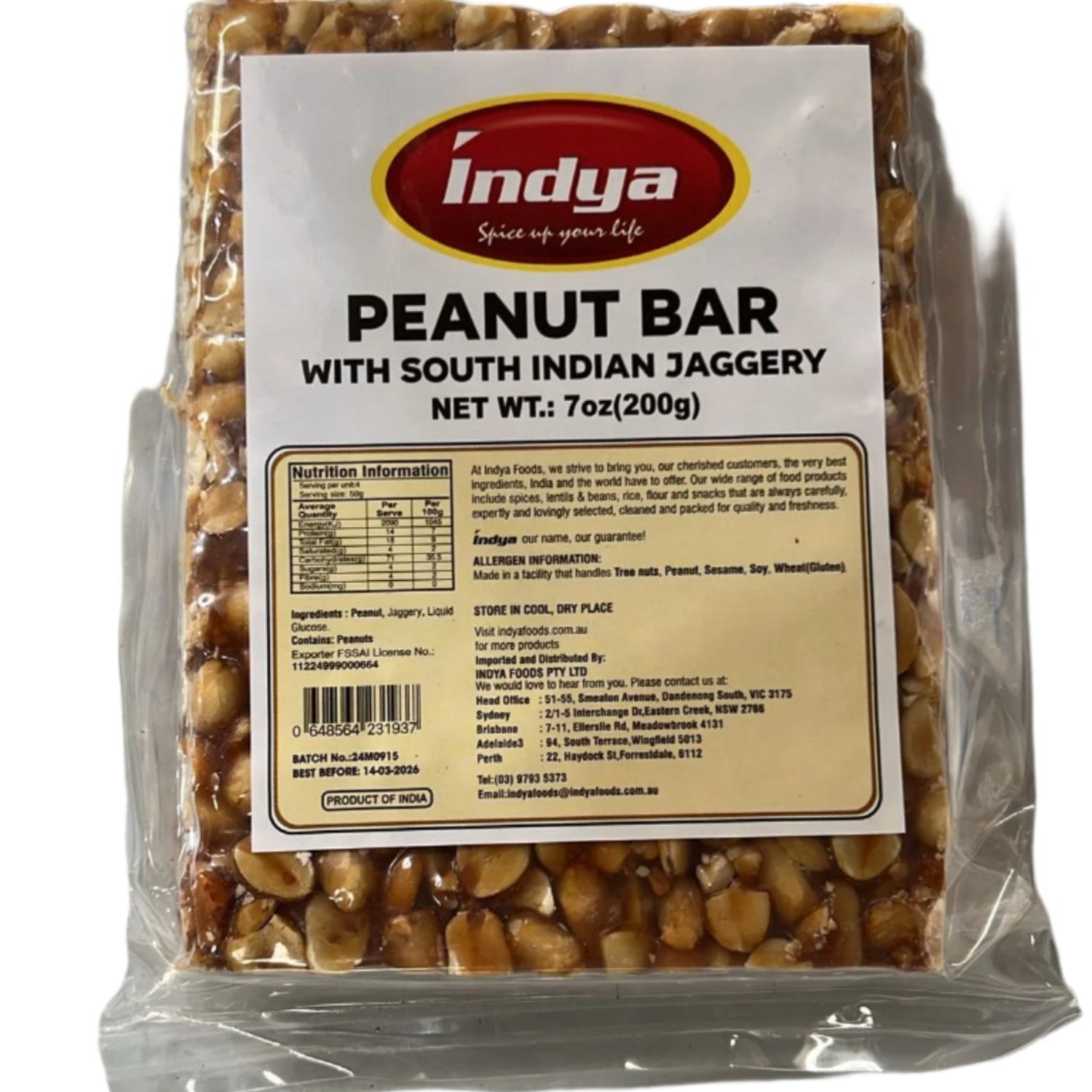 Indya Peanutbar 200 g