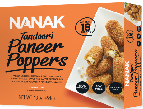 Nanak Tandoori Paneer Poppers 454 G