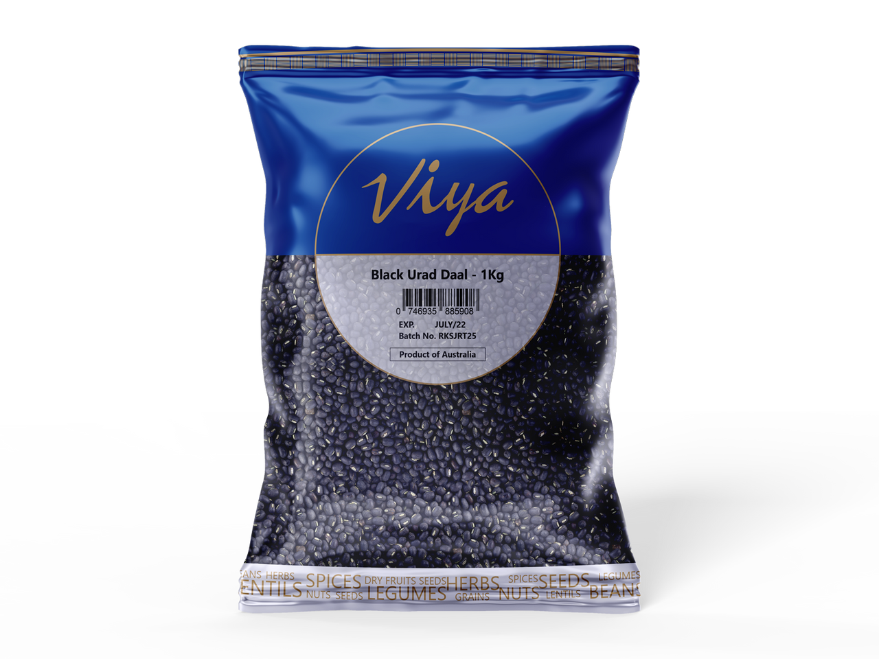 Viya Black Urad Dal 1 kg