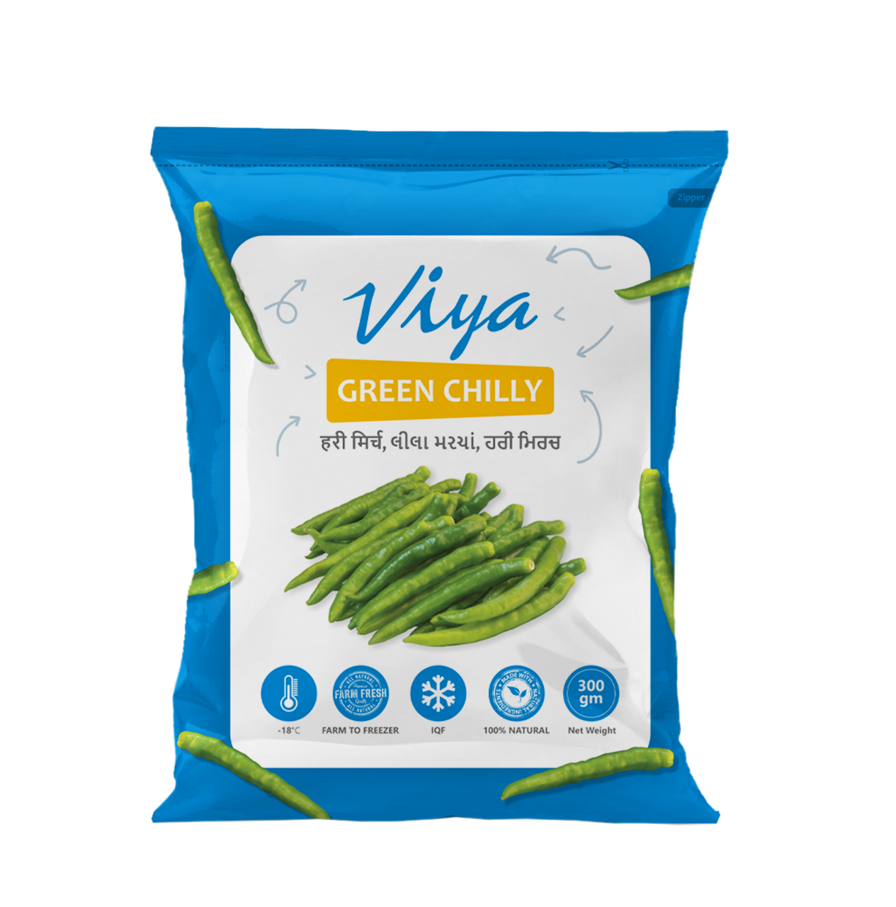 Viya Green Chilli 300 g