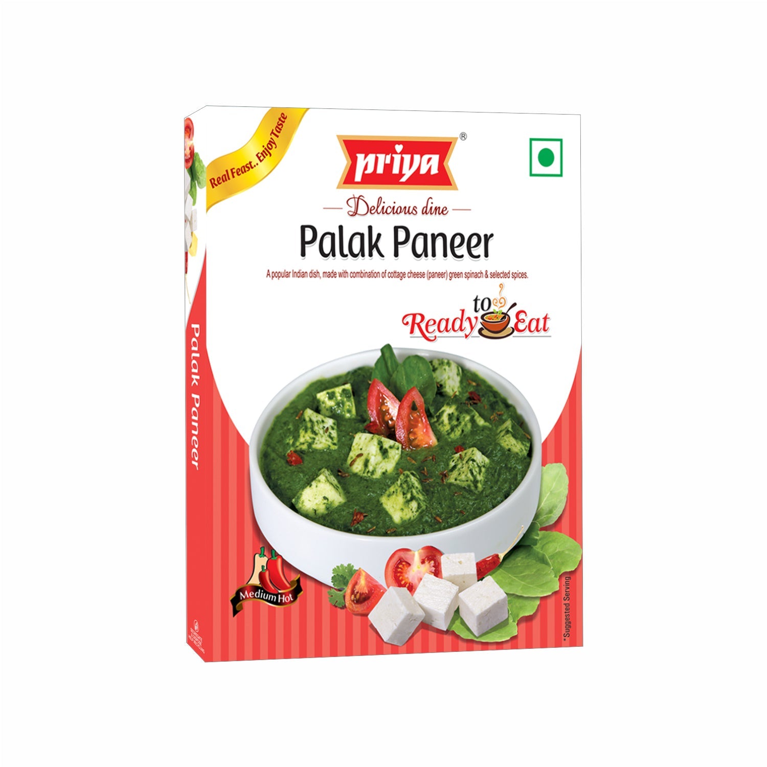 Priya Palak Paneer RTE