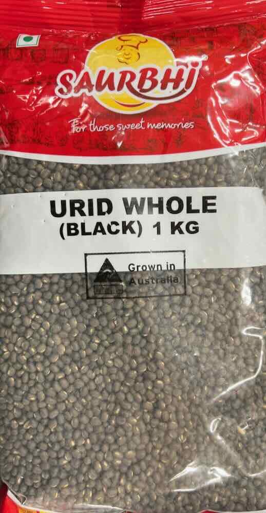 Saurbhi Urid Whole(Black) 5 kg
