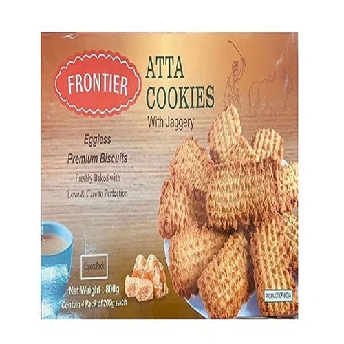 Frontier Atta Gur Cookies Eggless 800 g