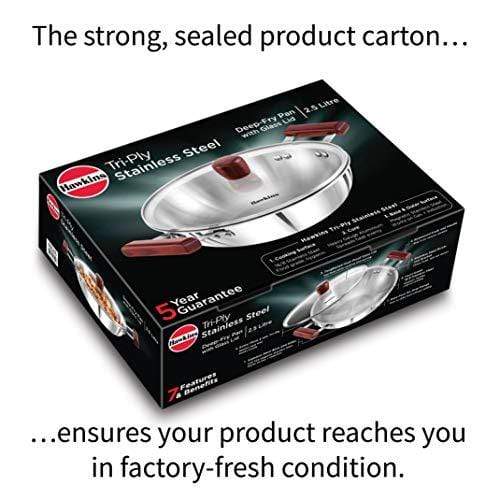 Hawkins S.S Deeo Fry Pan 2.5 L