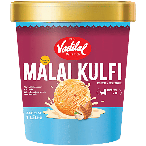 Vadilal Malai Kulfi 1 L