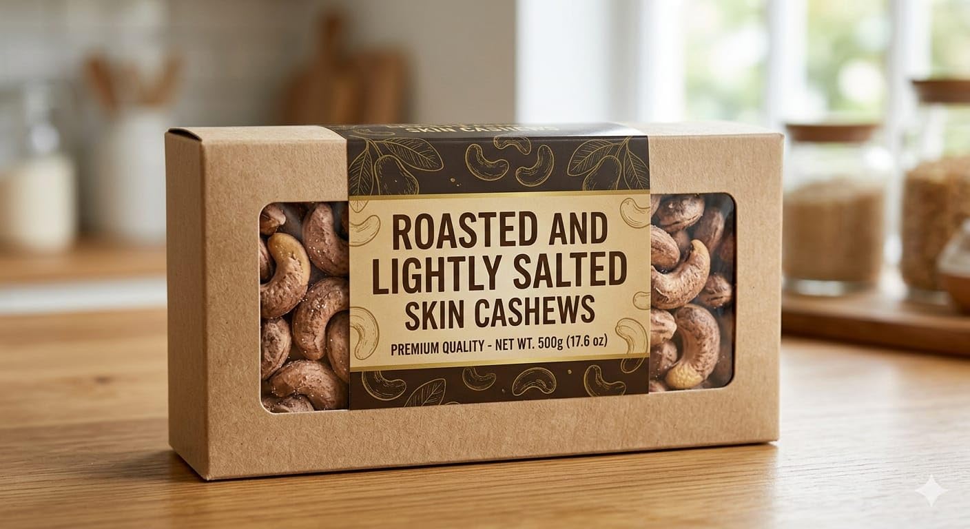 Viya Roasted Salted Cashew Jumbo with Skin 200 g