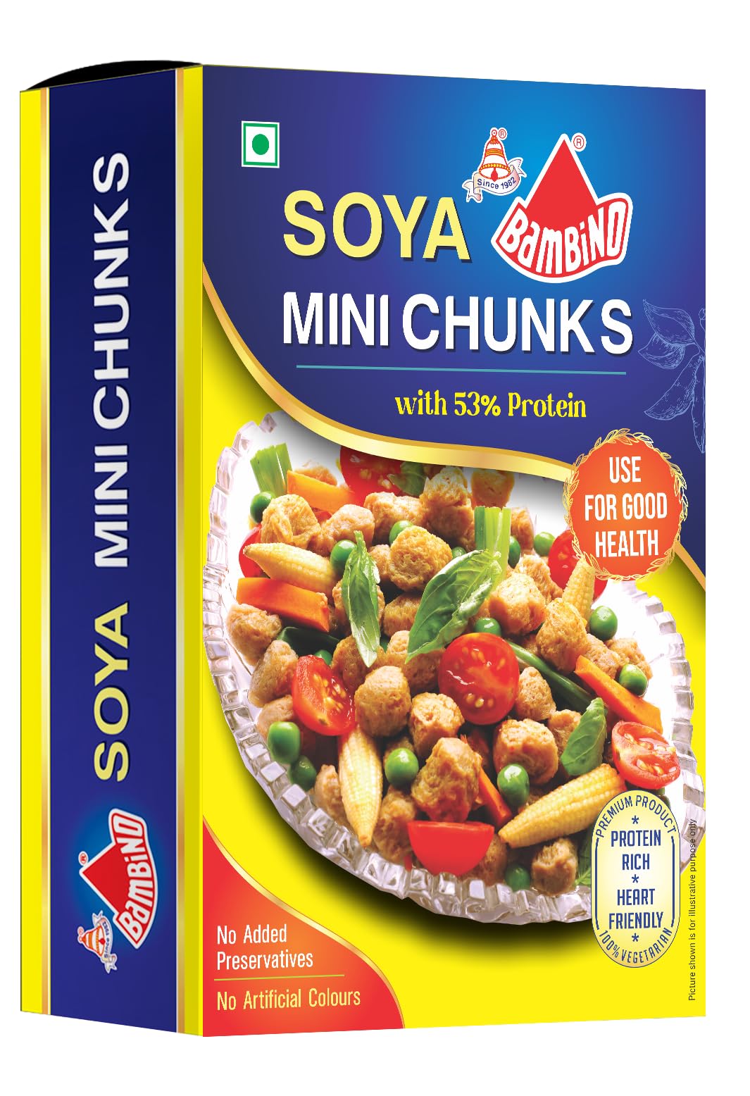 Bambino Mini Soya Chunks 200 g
