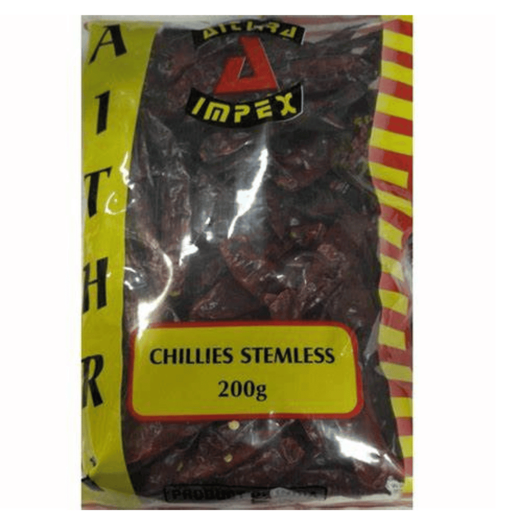 Aithra Red Chilli Whole Stemless 200 g