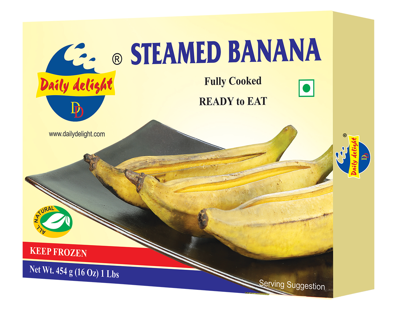 Daily Delight Steamed Banana 454 g
