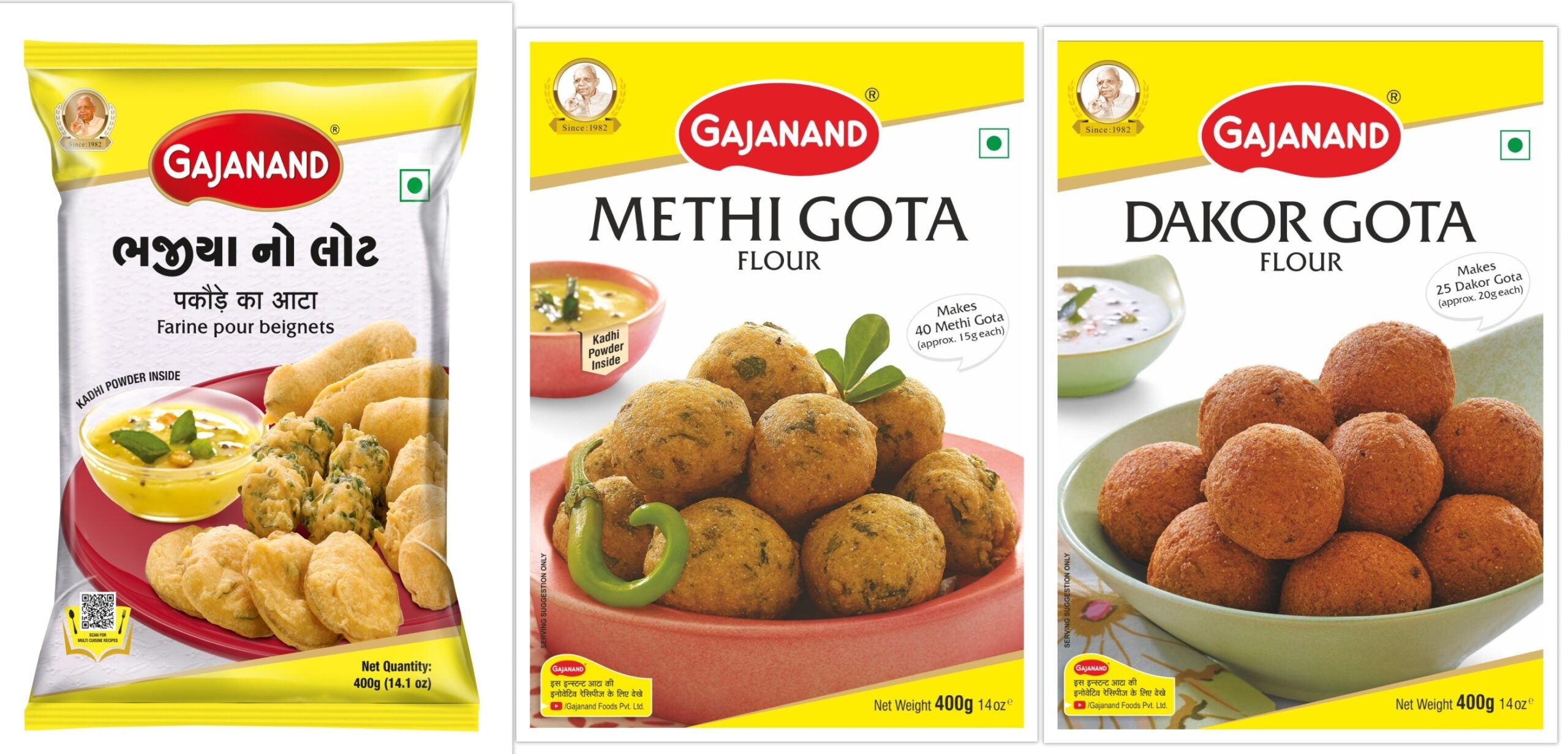 Gajanand Poha Thick Med-400 g