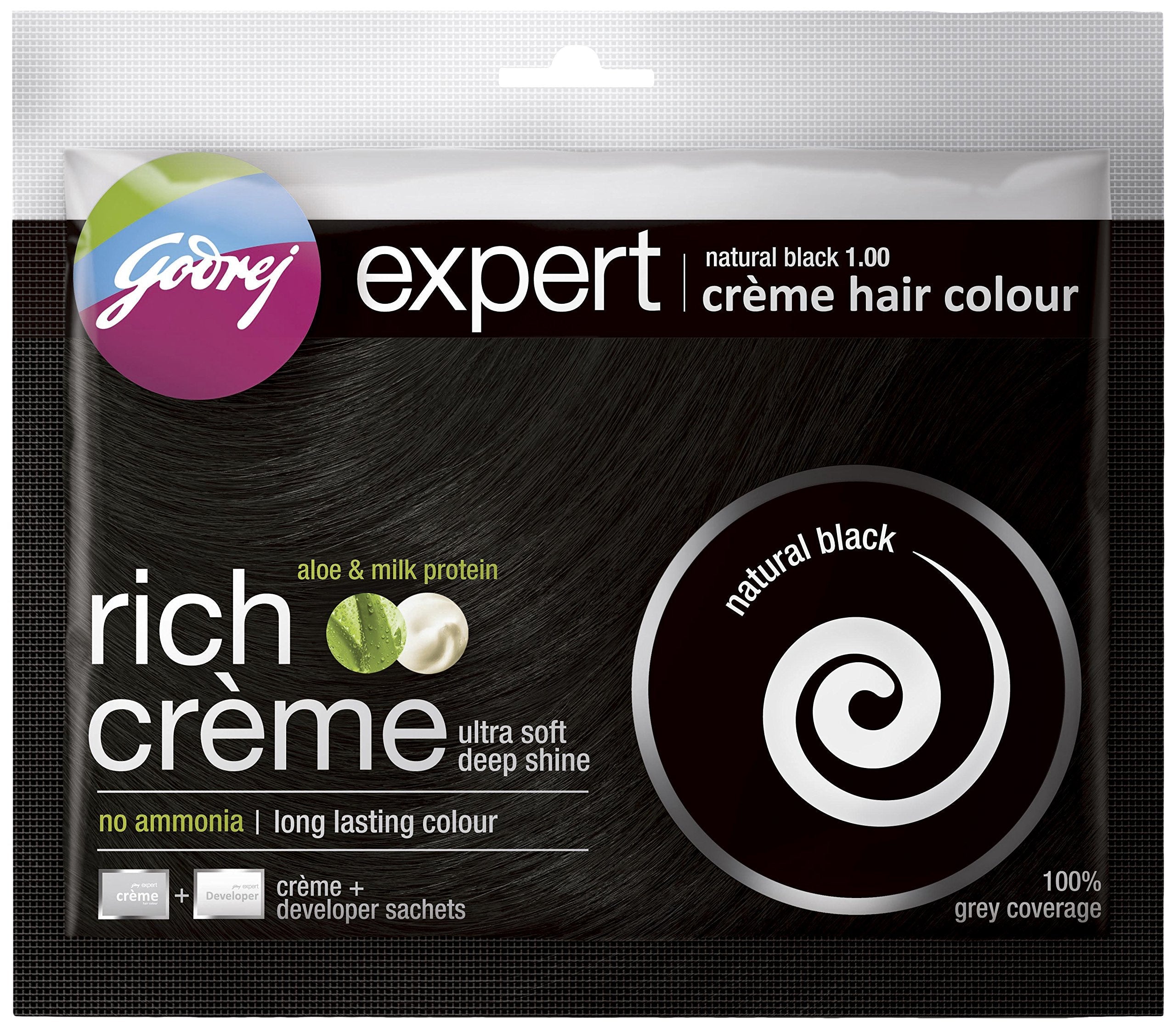 Goderj Expect Natural Black-brown 3.00 Hair Colour 20 g +20 ml
