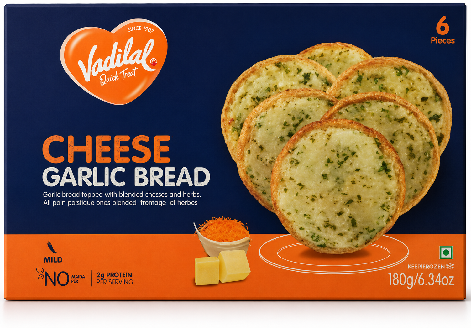 Vadilal Cheese Garlic Bread