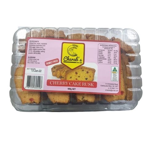 Cherab'S Cherry Cake Rusk 900 g