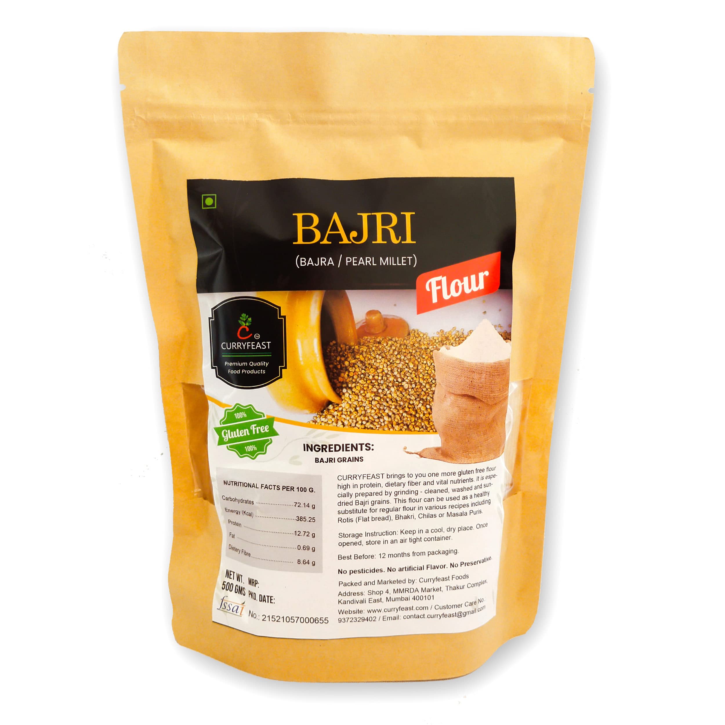 Gajanand Bajri Flour 908 g