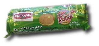 Britannia Treat Cardamom Cream Biscuit 10 g