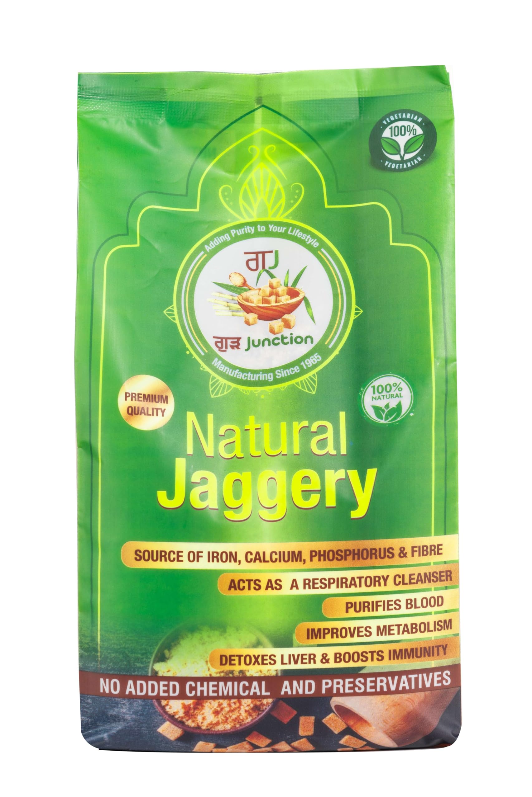 Gud Juntion Natural Jaggery Cube 450 g