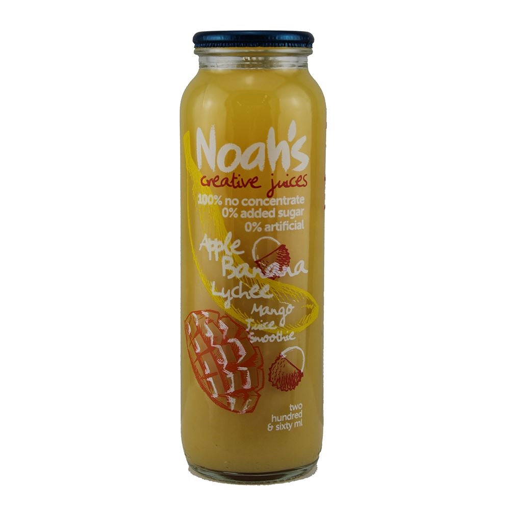 Noahs Yellow Smoothie Banana Lychee 260 ml