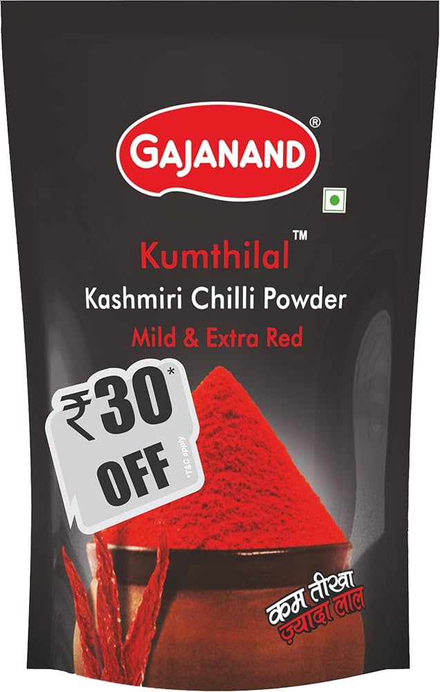 Gananand Kumthilal Kashmiri Chilli Powder 100 g