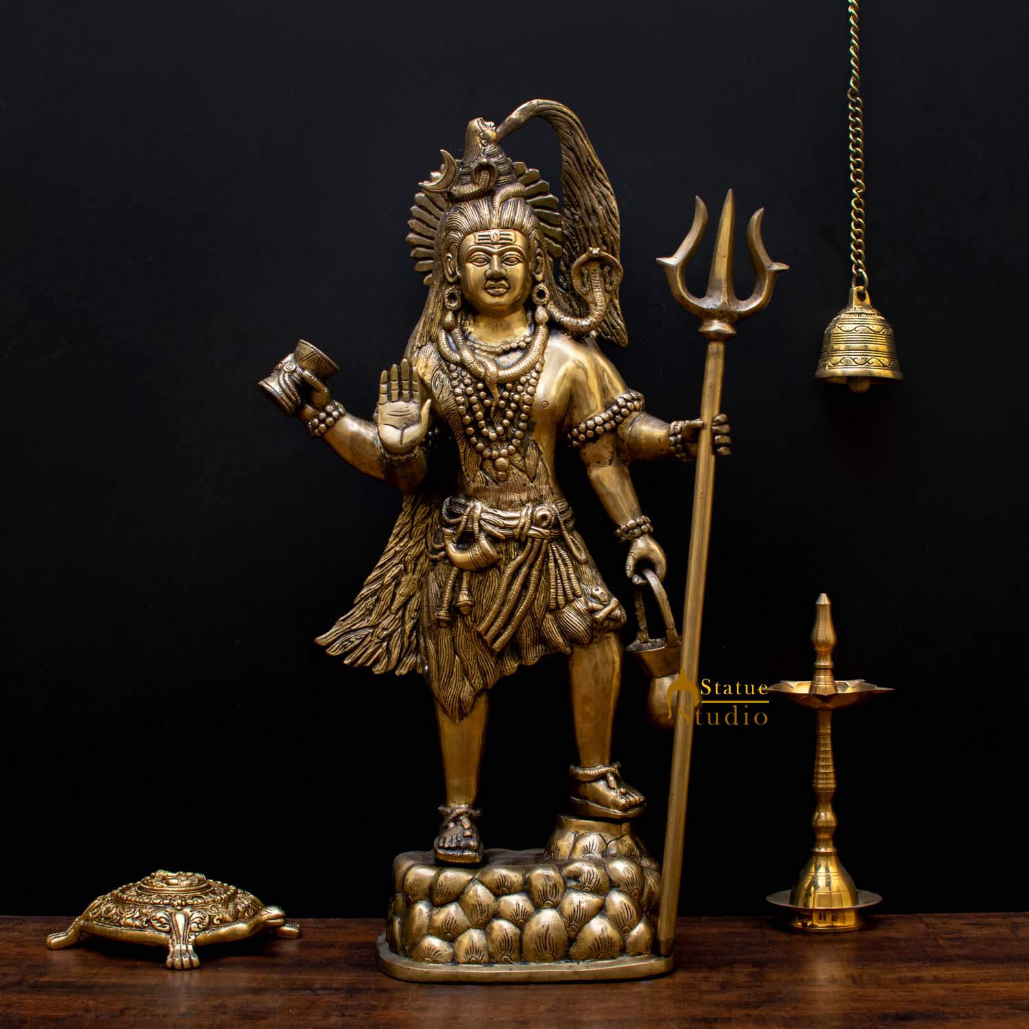 Spark Brass Statue Sankar Ji 175 g