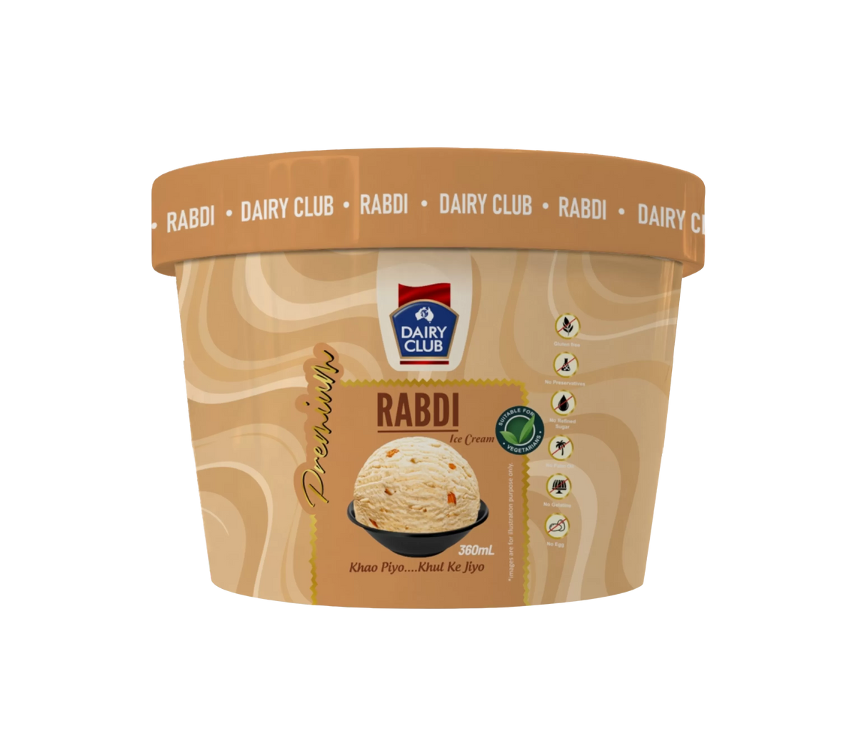 Dairyclub Rabdi Icecream 360 ml