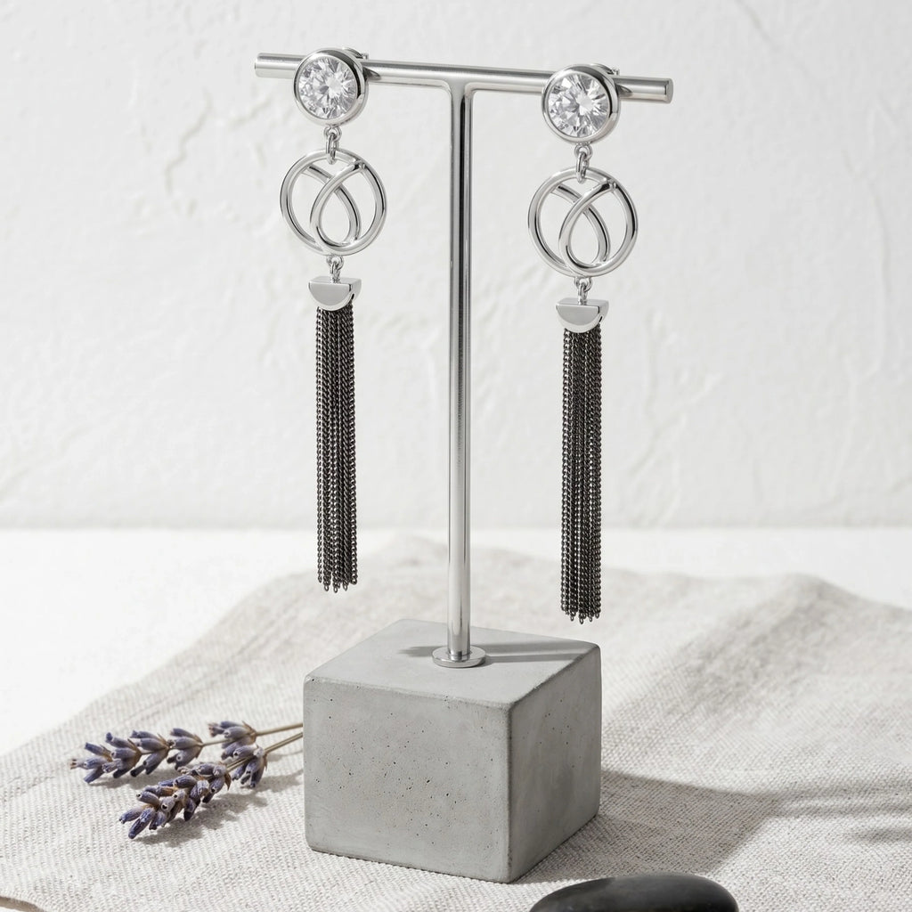 Silver Midnight Cascade