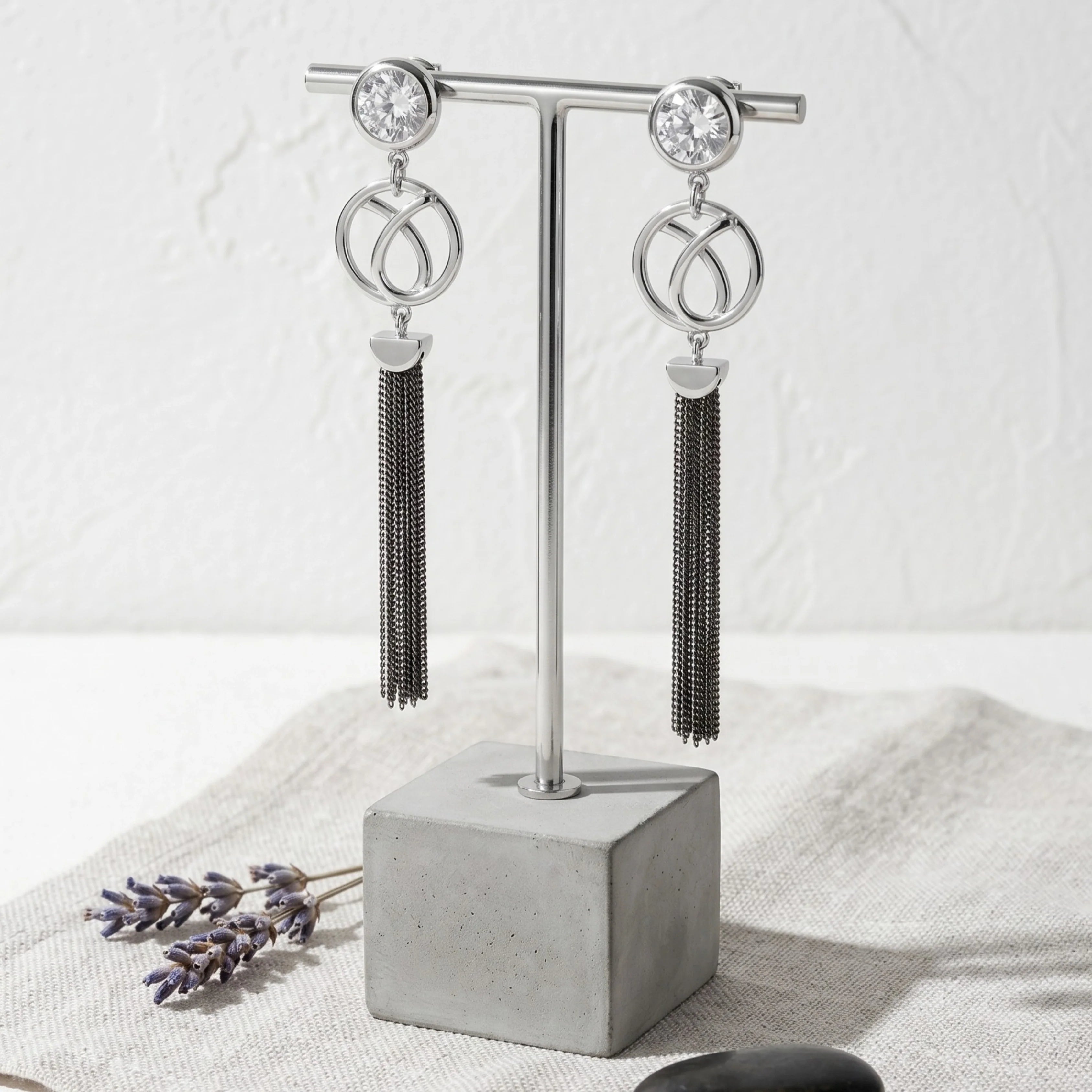 Silver Midnight Cascade
