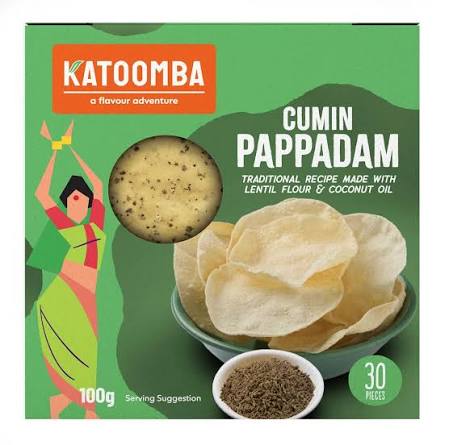 Katoomba Cumin Pappadam 100 g