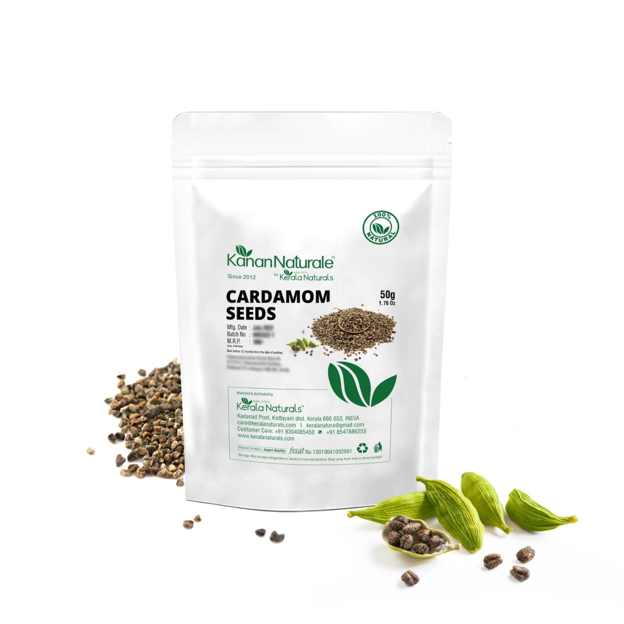 Indya Cardamom Seeds 50 g