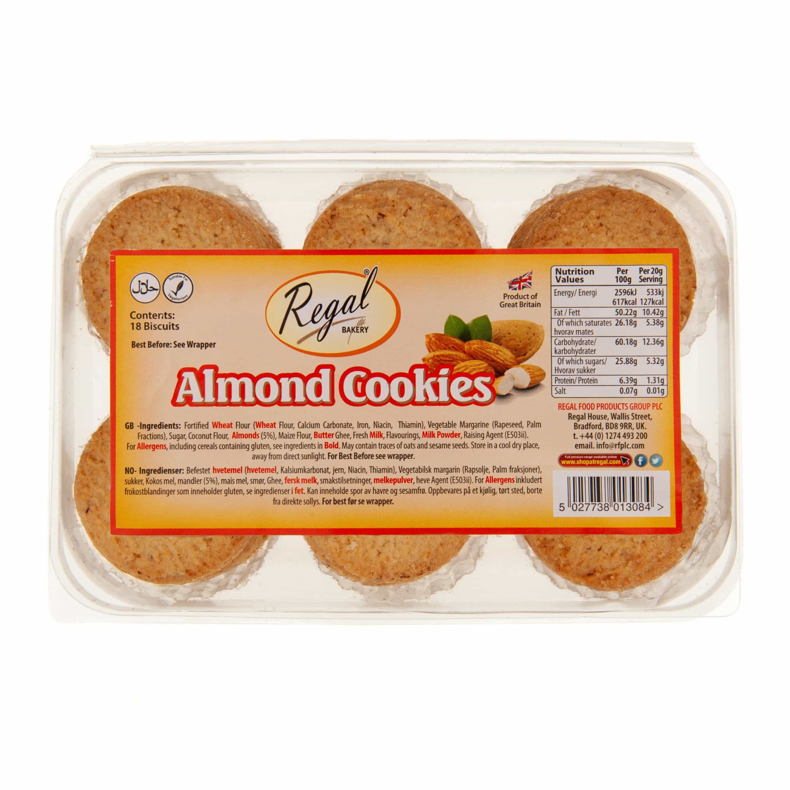 Regal Amond Cookies