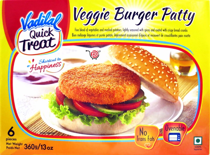 Vadilal Veggie Burger Patty 360 g