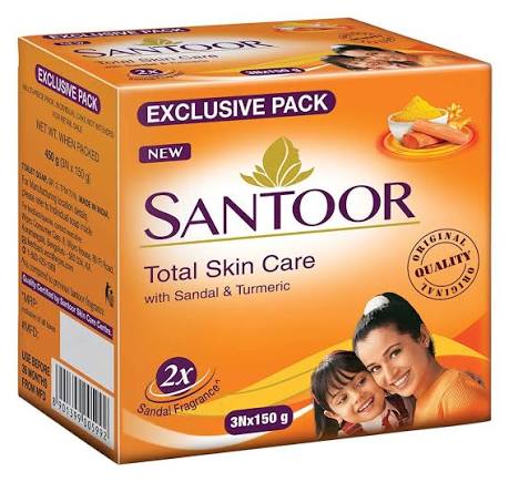 Santoor Soap 150gx 3 Pack