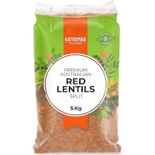 Katoomba Red Lentils Split 2 kg