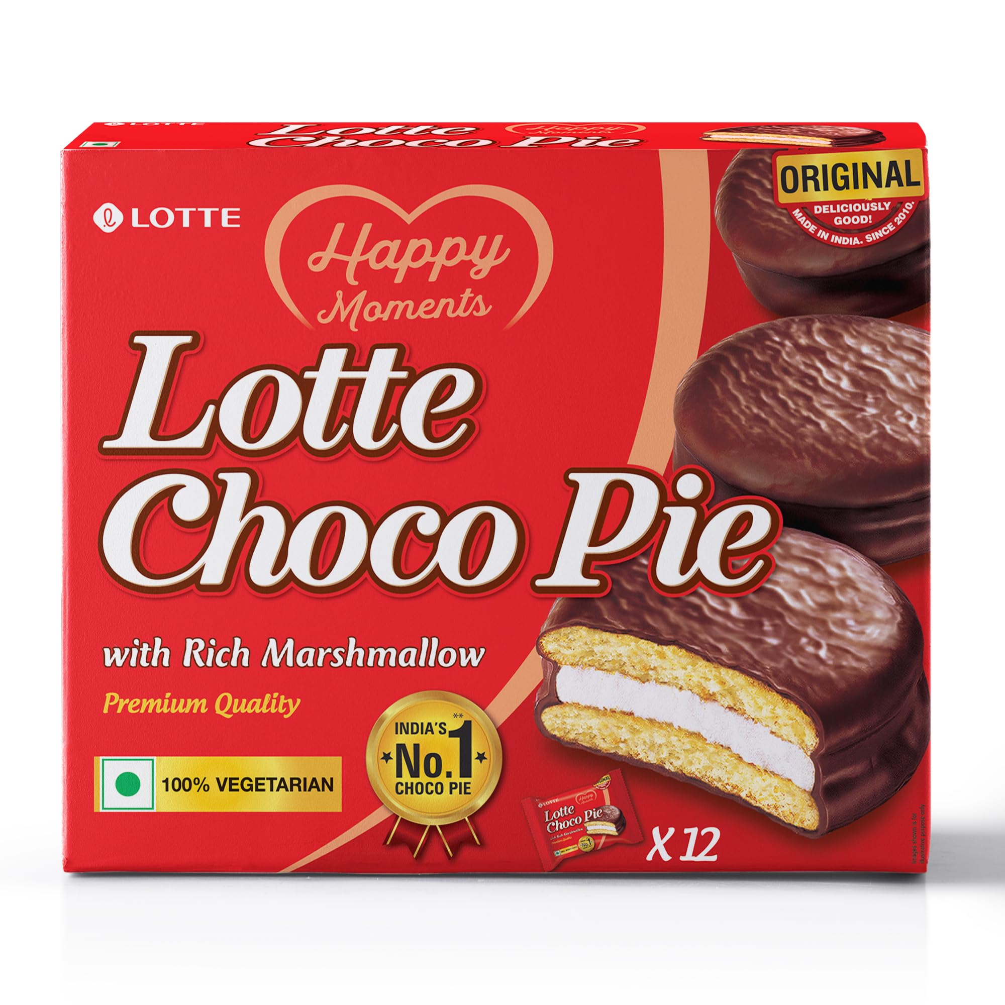 Lotte Choco Pie 12 Pks 336 g