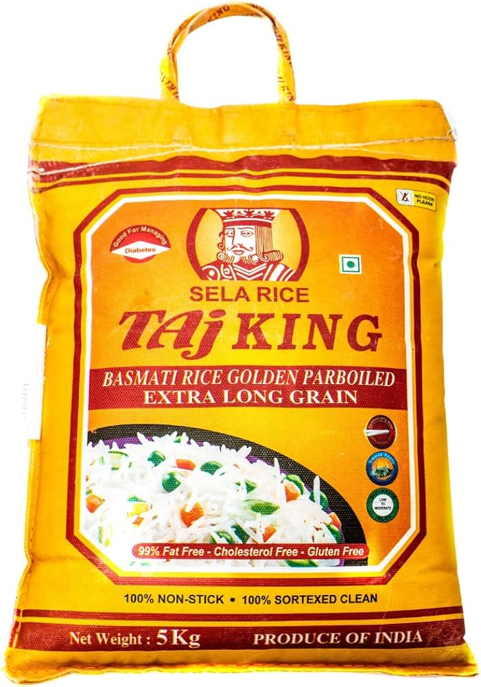 Tajking Parboiled Basmati 5 kg