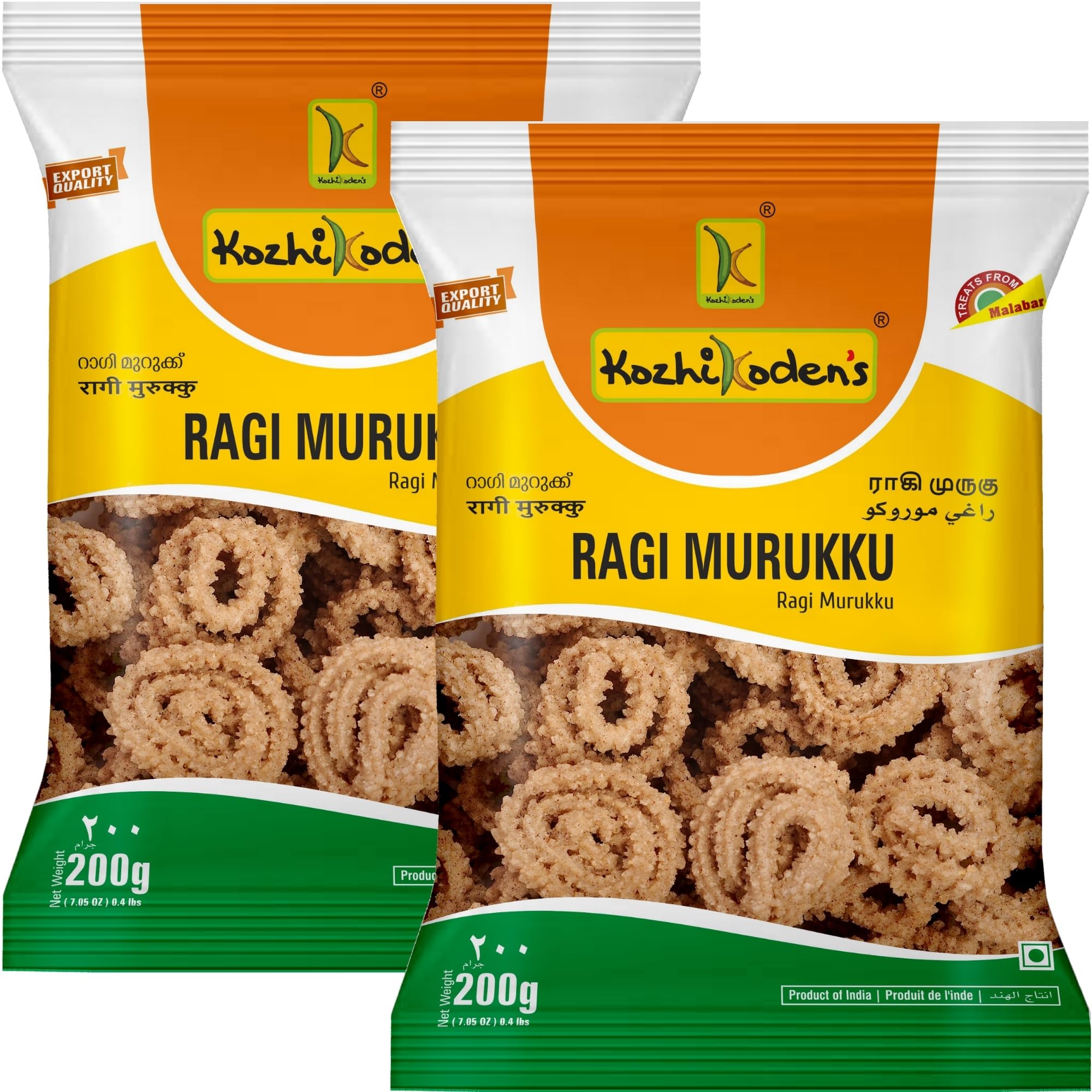 Kozhikoden Ragi Murukku 400 g