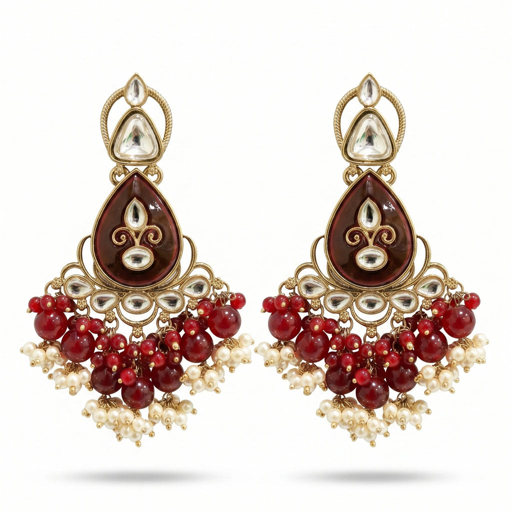 Rubby Ethnic Danglers