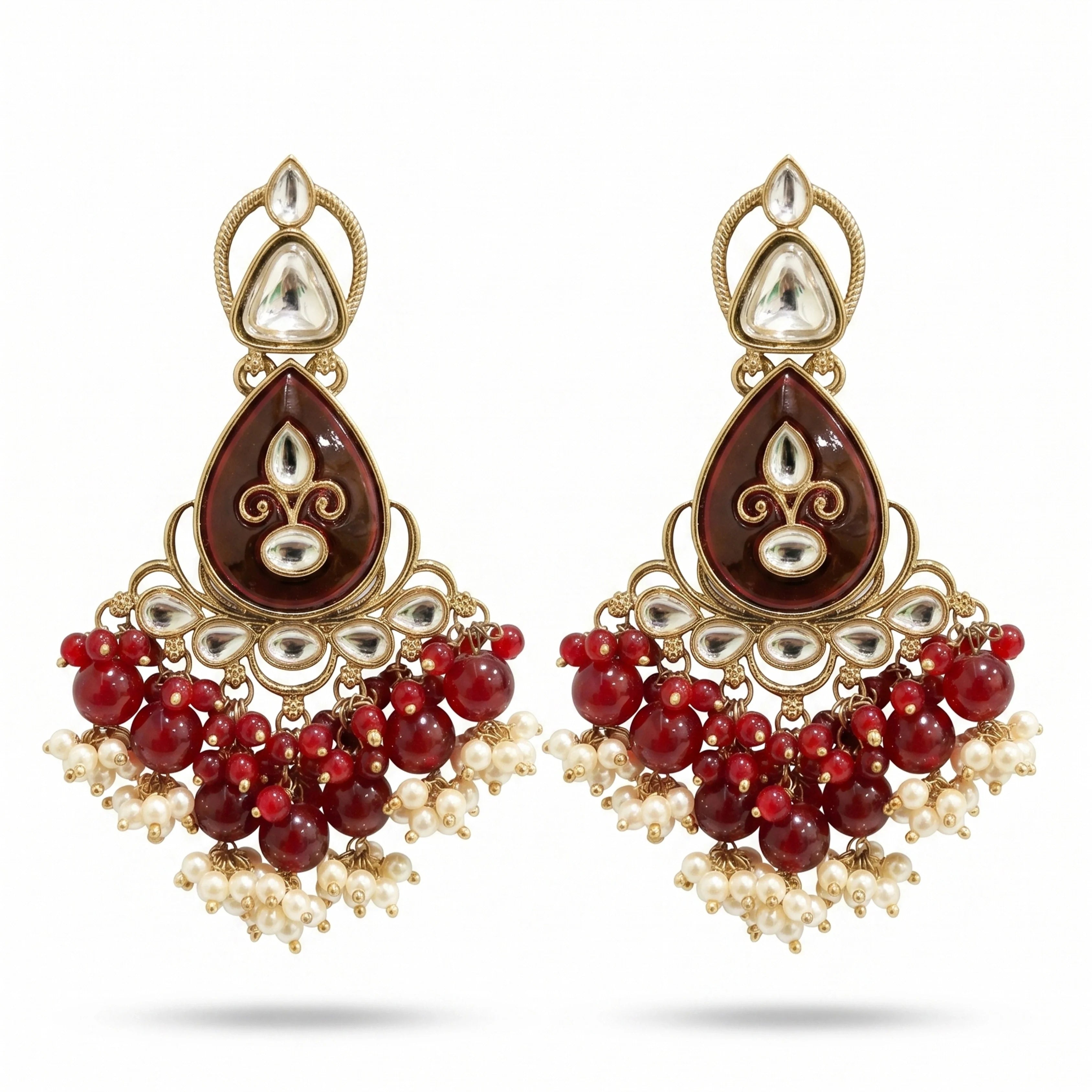 Rubby Ethnic Danglers