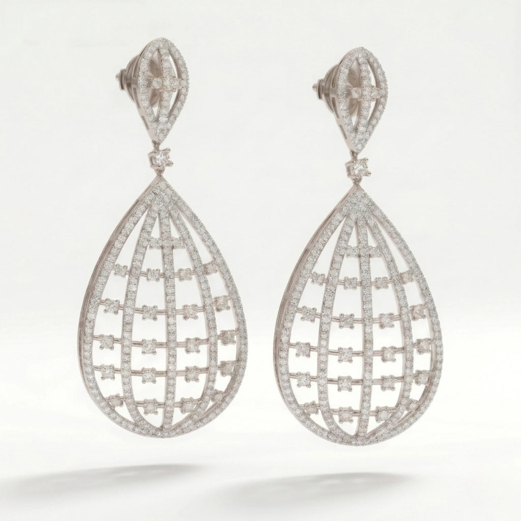 Celeste Basket Glow Earrings