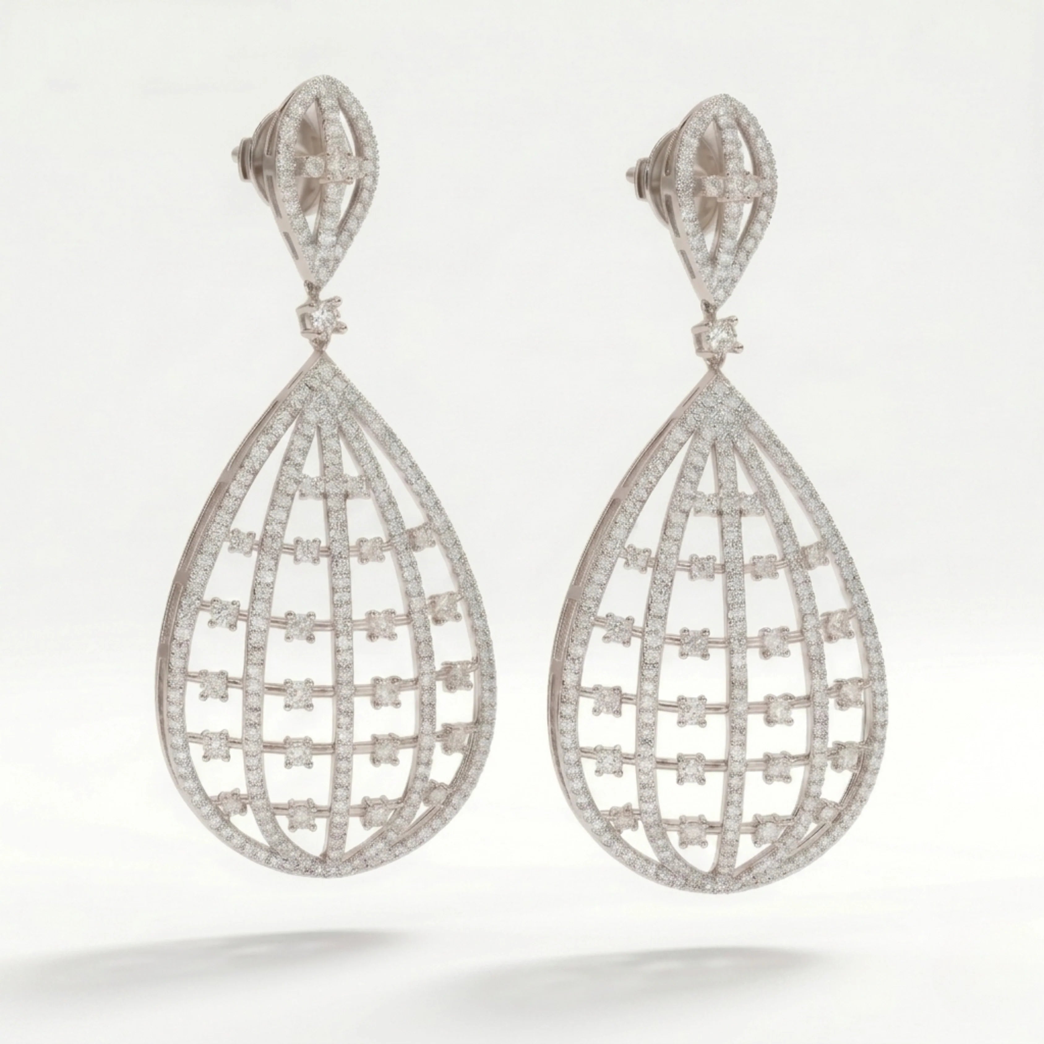 Celeste Basket Glow Earrings