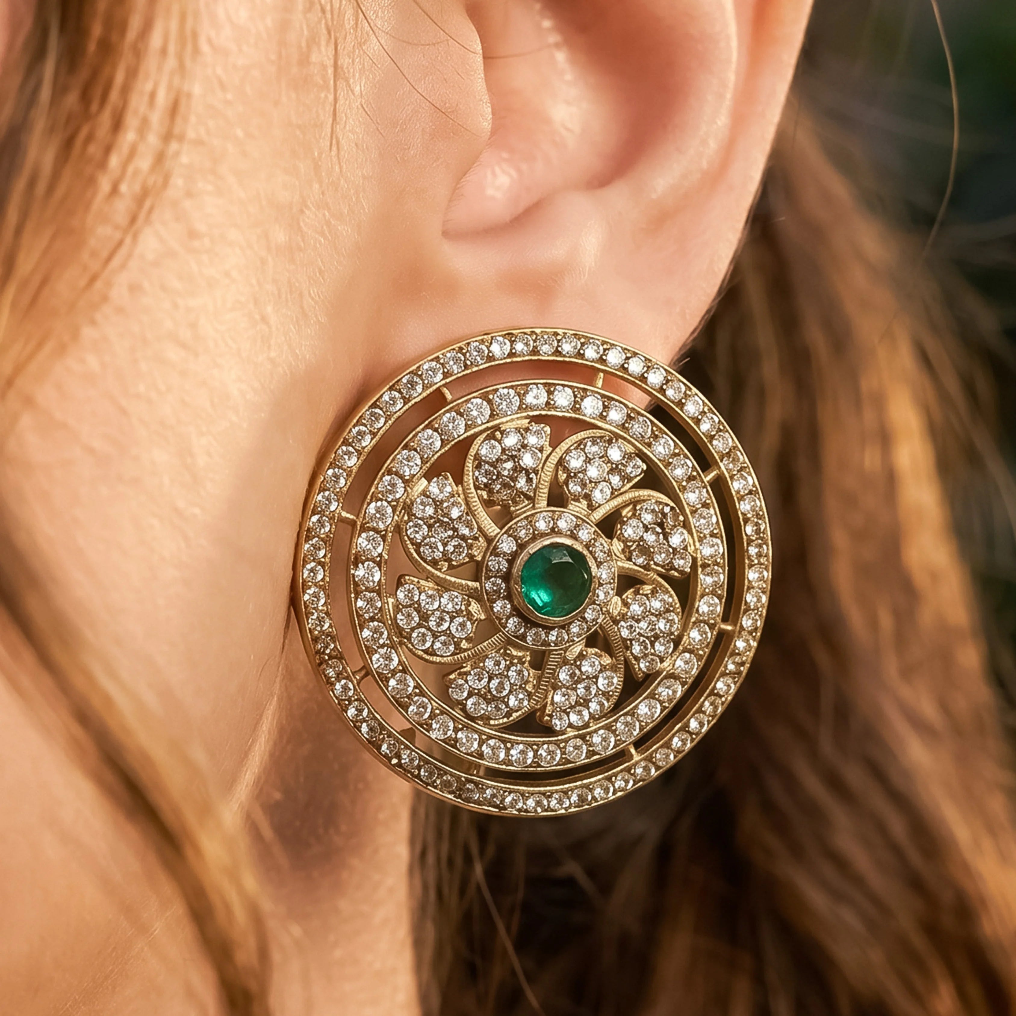 Emerald Royale Meenakari Choker Set