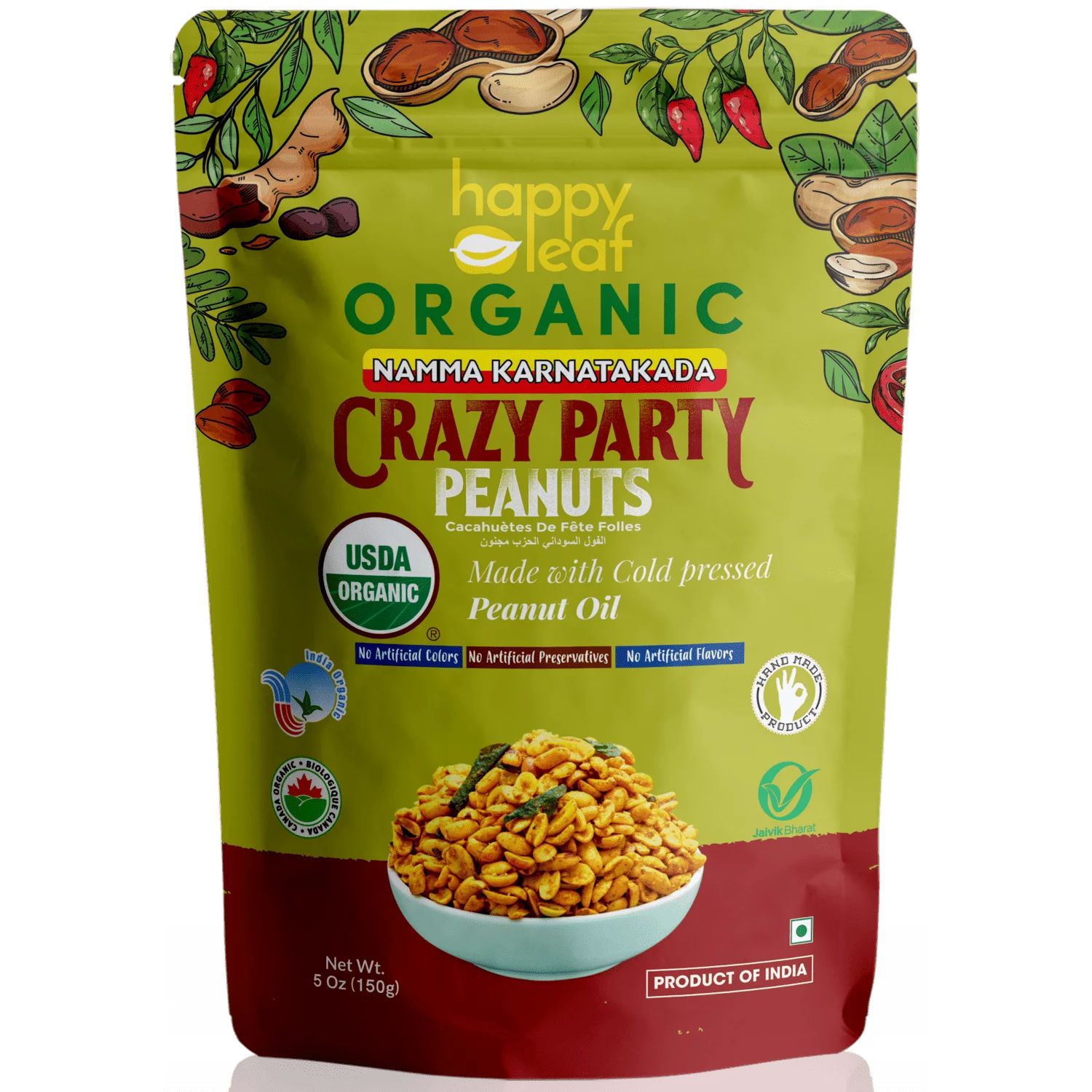 Happy Leaf Crazy Party Peanuts 170 g