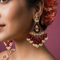 Rubby Ethnic Danglers