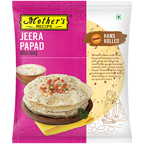 M/r Hand Rolled Jeera Papad 200 g